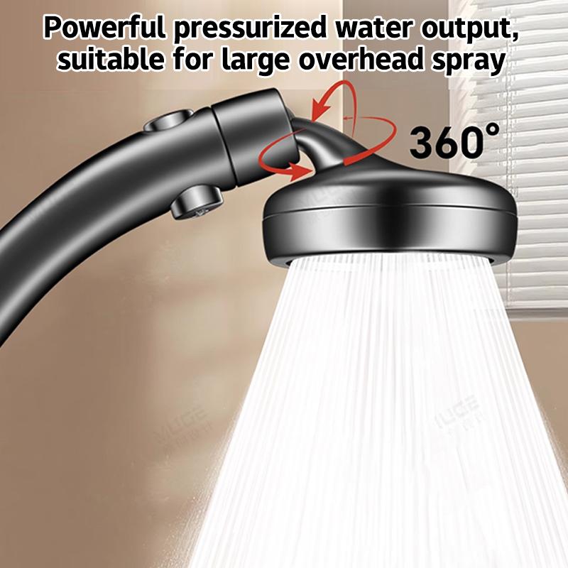 1 Set Detachable Setting Shower Head Handheld High Pressure Rain Water Saving Home Hotel Sprayer Bathroom Shower Head