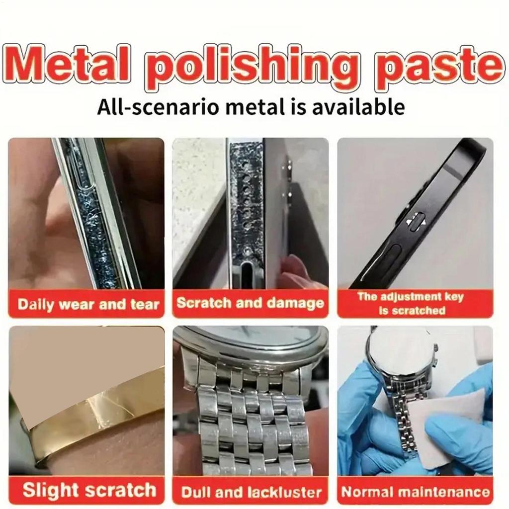 Screen Scratch Remover Gentle Polishing Quick Fix Cream Phone Screen Scratch Repair Kit for Restoration Maintenance Care Watch