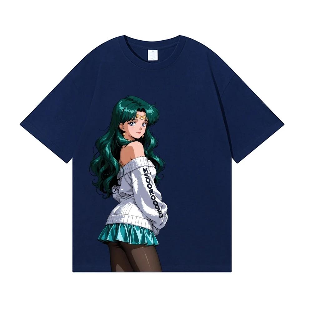 2026 New Sailor Moon Japanese Style Classic Tee High-quality Streetwear T-Shirt Suitable for Both Men Women Summer T-shirt