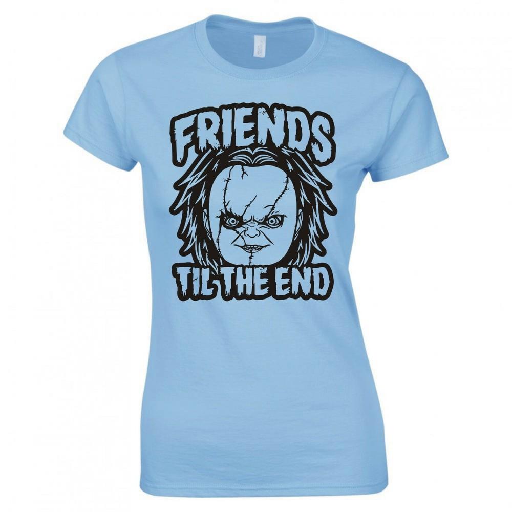 Inspired By Childs Play Friends Til The End Skinny Fit TShirt S