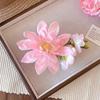 Accessories Floral Hair Clip Pink Blue Headdress Fashion Flower Hairpin  Bridesmaid Accessories