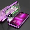 Double Sided HD Glass Metal Frame Case For iPhone16e 17 15 14 13 12 11Pro Max Shockproof Lock Catch Cover Camera Lens Protection