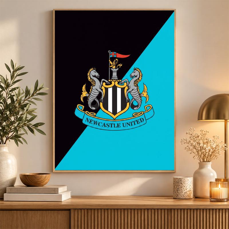 Newcastle United Football Diamond Painting Kit 5D Full Drill DIY Diamond Mosaic Wall Art Home Decor