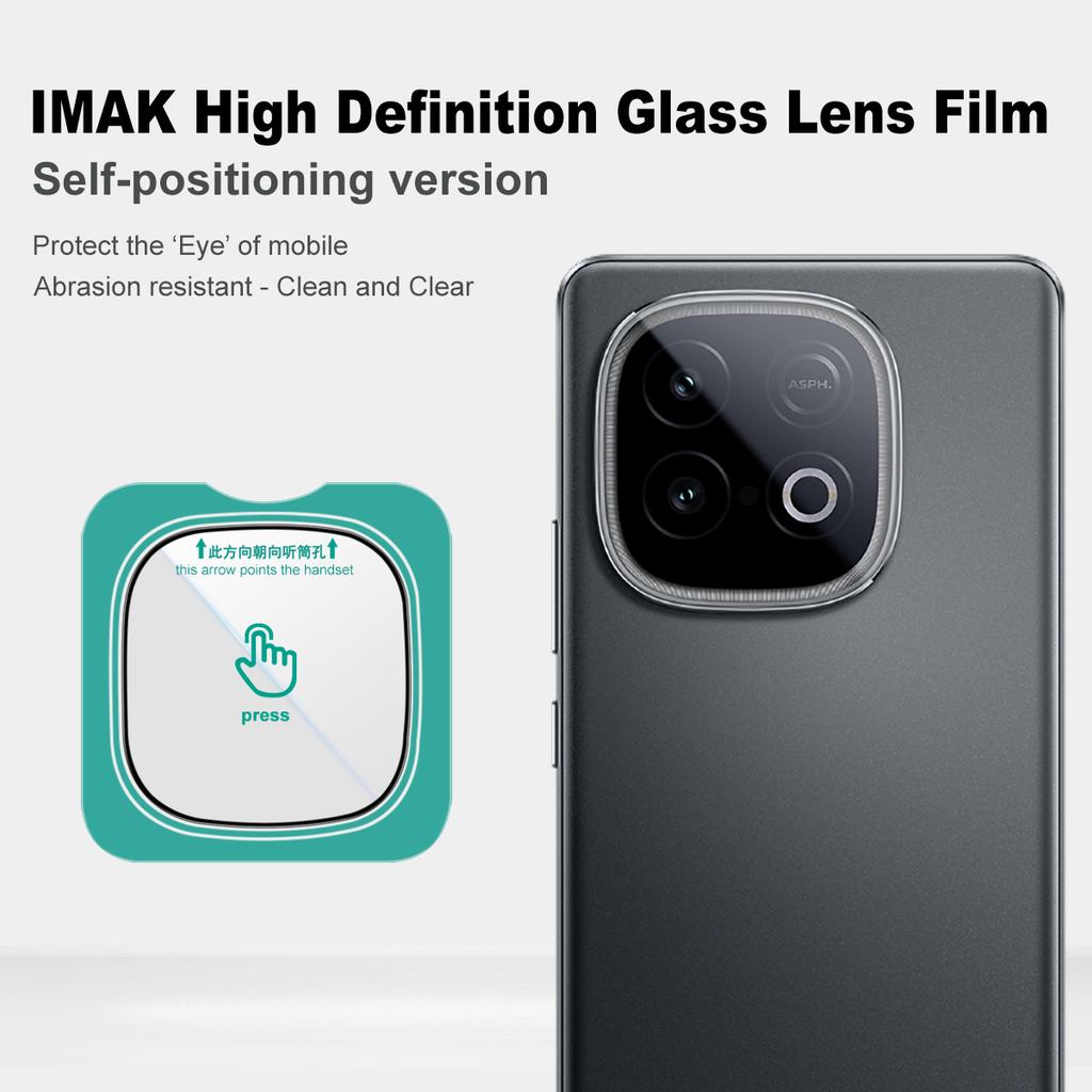 For iQOO Z10 Turbo Pro 5G Glass IMAK High Definition Glass Lens Film Self-positioning Version