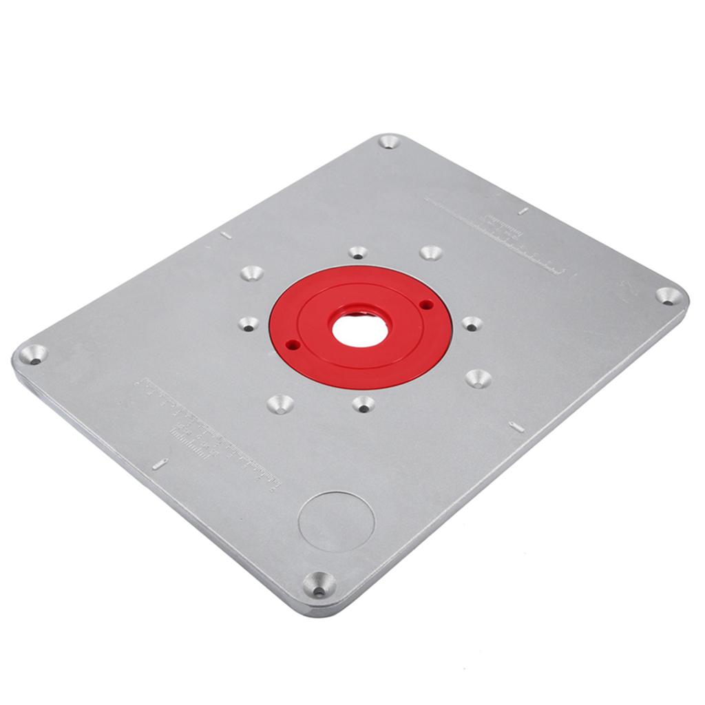 300mm X 235mm X 9.5mm DIY Router Table Insert Plate and Insert Ring Woodworking