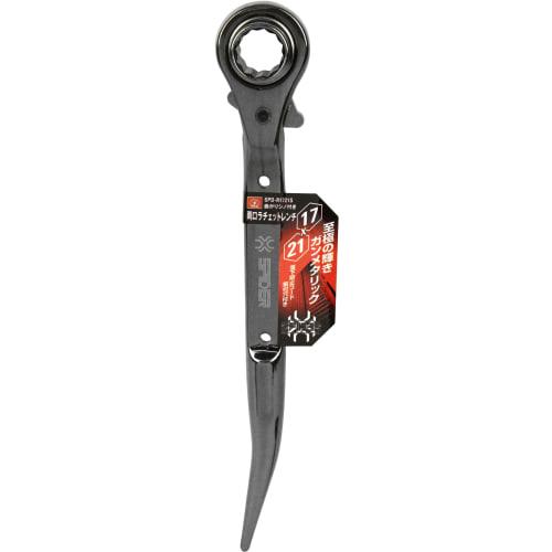SK11 SPIDER double-ended ratchet wrench 17 x 21mm short type SPD-R1721S