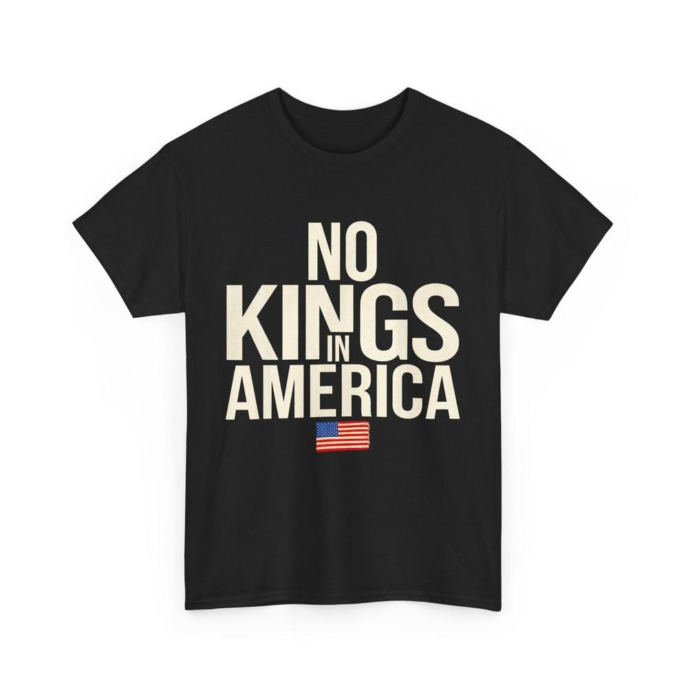 United States Flag No Kings In America Shirt, Democracy Independent Shirt