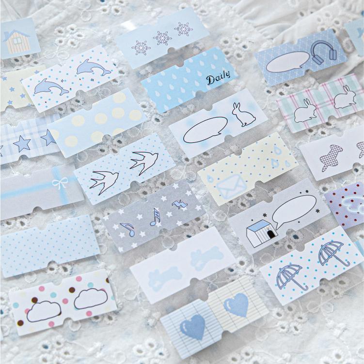 Romantic Index Stickers For Diary Decoration 10 Sheets Cute Scrapbooking Labels