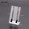 20pcs Clear Heavy-Duty Acrylic Jewelry Display Stand System with Multi-Tier Tower & Secure Clips Space-Saving Earring Organizer