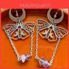 Geometric Alloy Crystal Gothic Earrings For Fashion Ol Style Summer