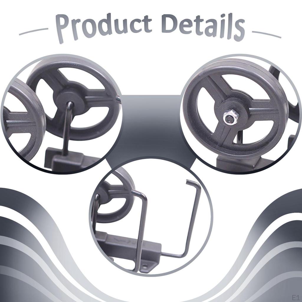 Shopping Pulley Heavy Duty Replacement,Spare Parts Accessories Practical for Supermarket Casters