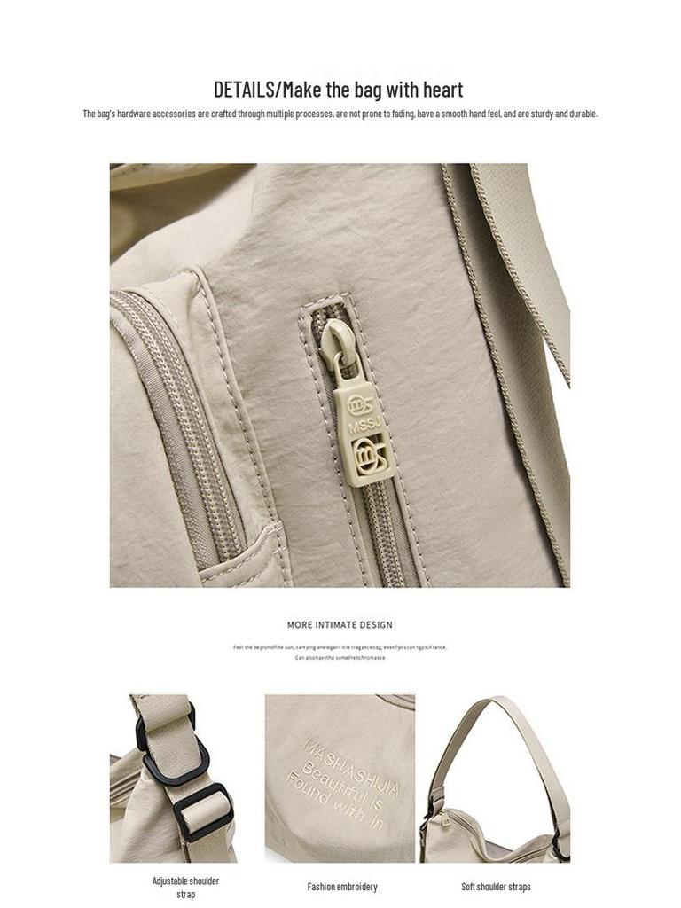 2025 Japan & South Korea Fashion Women's Large Capacity Crossbody Shoulder Bag & Casual College Backpack