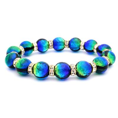 Λαμπερό βραχιόλι Firefly Glass Kerama Marine Glitter Okinawa Power Stone Εσωτερική Περιφέρεια 15cm [ΧΡΥΣΟ ΠΕΤΡΑ] Περίπου.