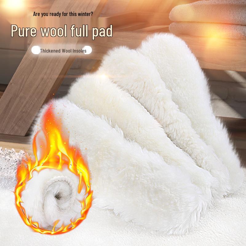 Unisex Fleece-Lined Leather Snow Boots with Sweat-Absorbing Wool Insole