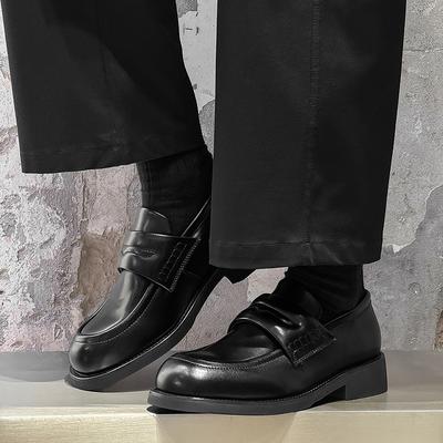 Fashion Luxury Brand Genuine Leather Business Party Men's Shoes Fashion British Style Casual Leather Shoes High-quality Comfort Loafers