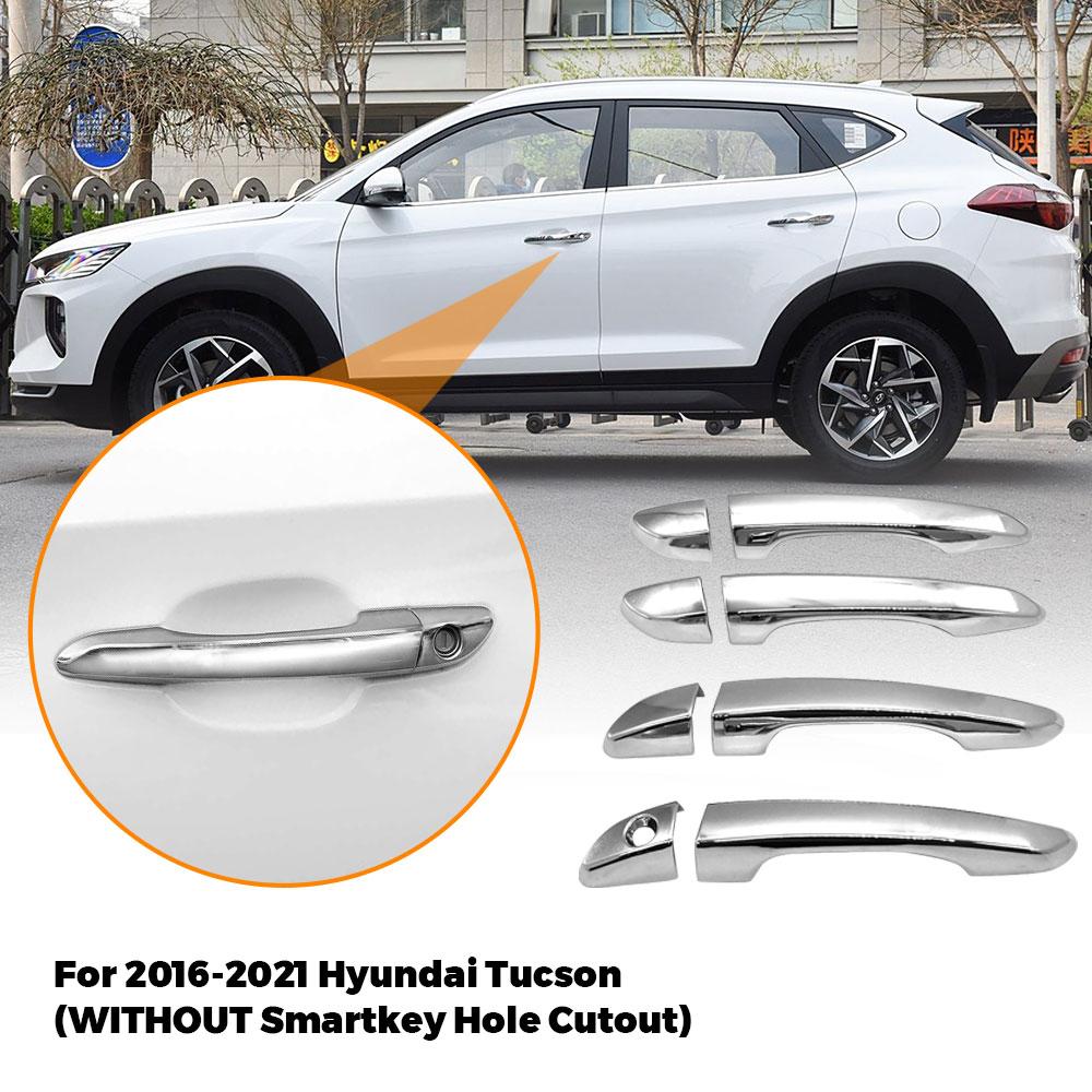 For Hyundai Tucson 2015 2016 2017 2018 2019 2020 Car Exterior Door Handle Moulding Cover Trim Decoration ABS Auto Accessories