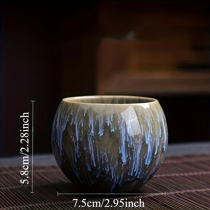 Ceramic Chinese Tea Cup Set Traditional Five Elements Master Cup High-End Kung Fu Tea Set Japanese Teacups With Present Box