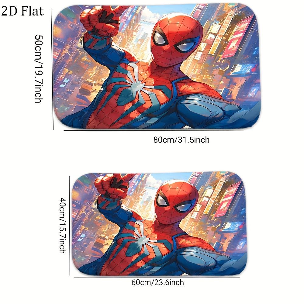 1pc Flannel Mat Marvel Superheroes Bathroom Mat, Multi-Size, Multi-Functional Daily Use, Suitable for Bathroom, Entrance, Laun