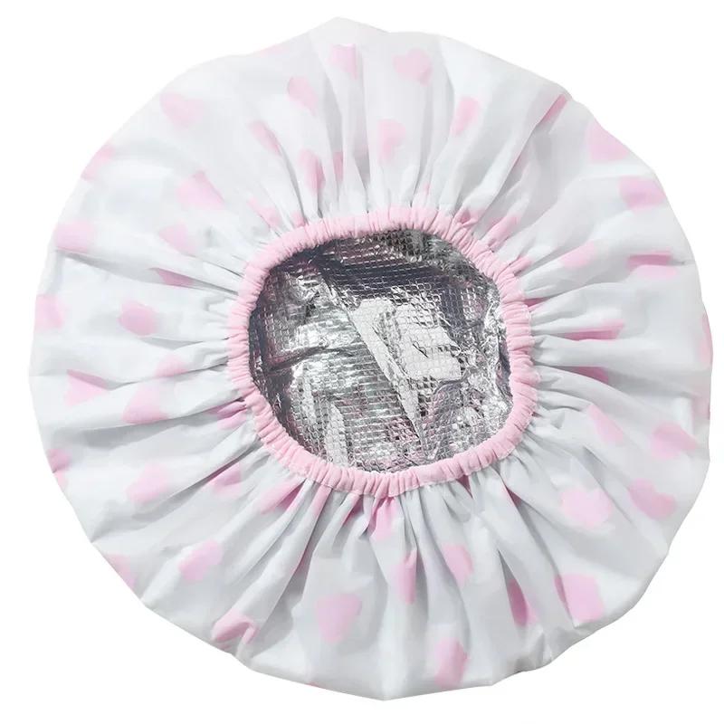 1PC Selbsterhitzende Alufolienmütze Verdickte Heizung Dampf Haarmaske Kappe Tragbare Friseursalon Glattes Haar Öl Backkappe