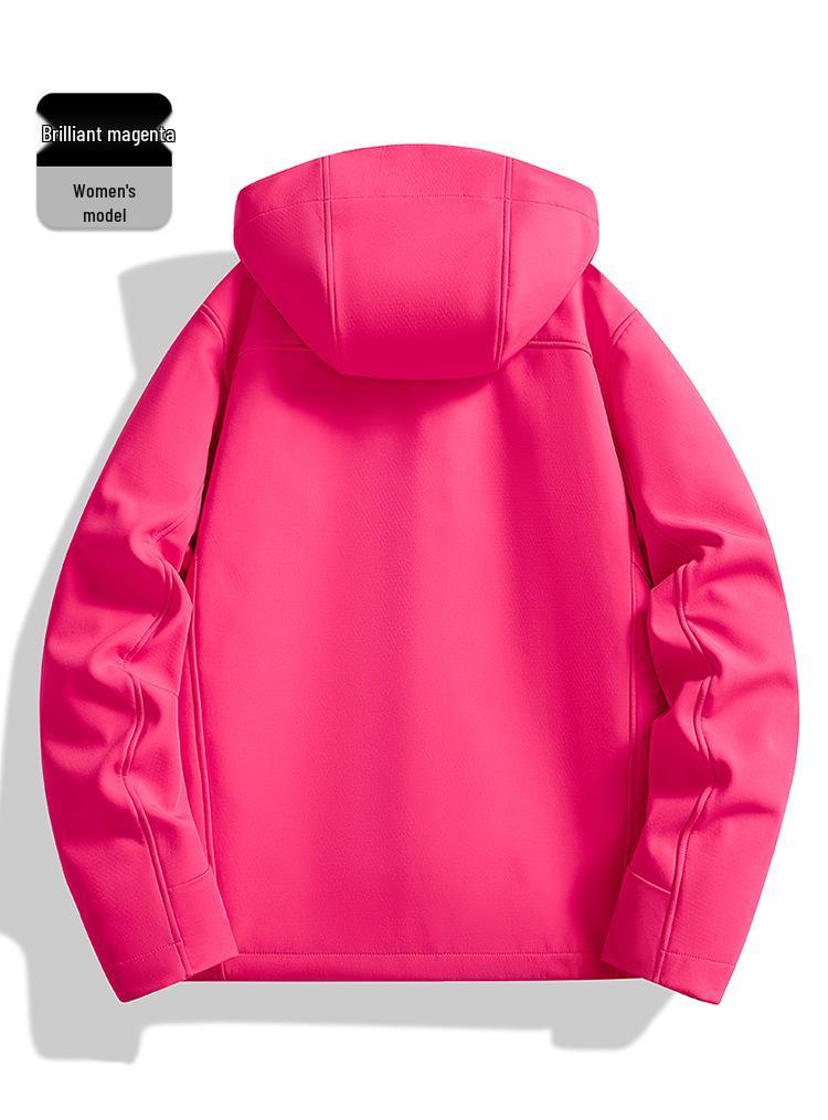 Unisex Windproof Waterproof Soft Shell Jacket - Outdoor, Warm, Casual Autumn/Winter Coat for Mountaineering