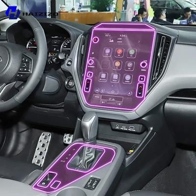 For Subaru Crosstrek 2024-2025 Car Interior Center Console Protective Sticker Interior Decorative Strip TPU Protective Sticker