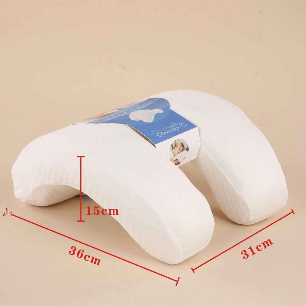 Memory Foam Cervical Neck Pillow – Arch Design for Couples, Slow Rebound Support