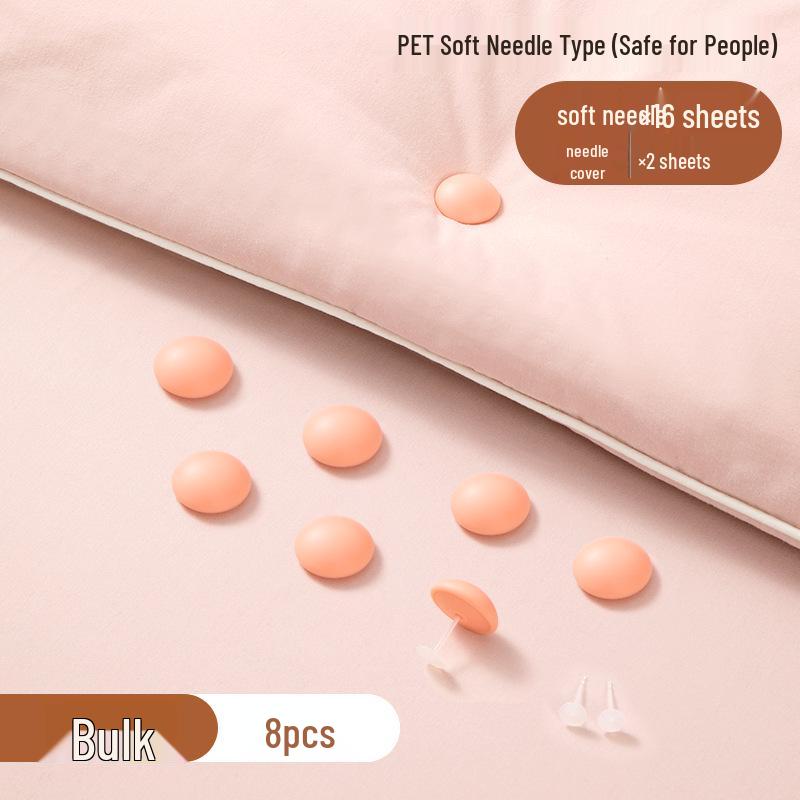 Snap Button Quilt Fastener - Soft, Invisible Bed Sheet Holder
