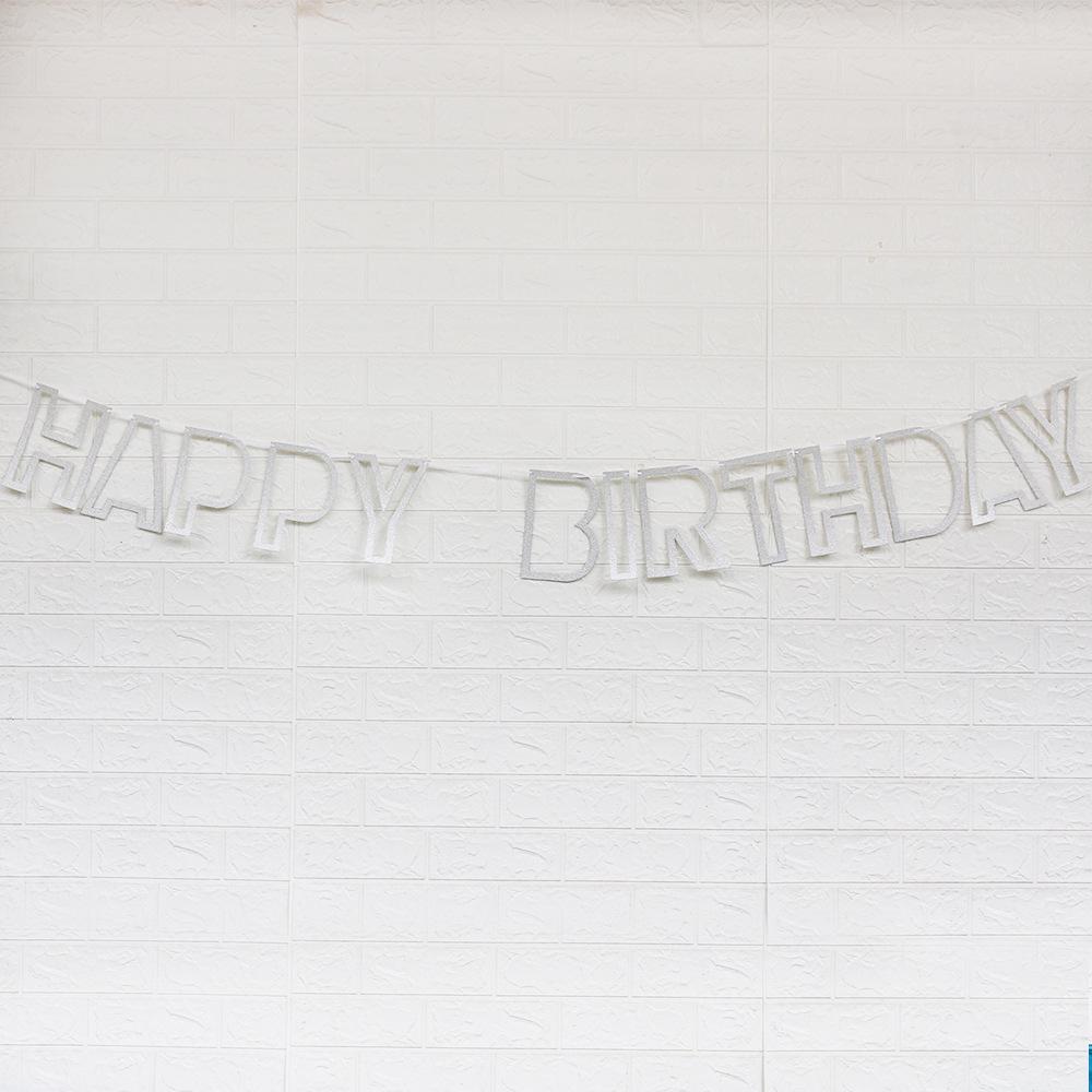 Hollow-Out Happy Birthday Bunting Decoration & Photo Props