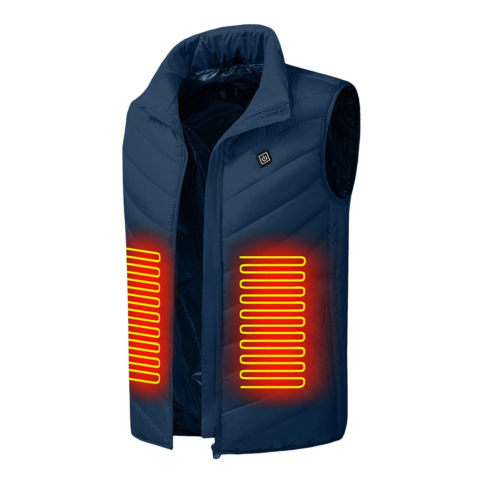 

Новий оновлений жилет з підігрівом Control11, інтелектуальне електричне пальто з постійною температурою XL синій