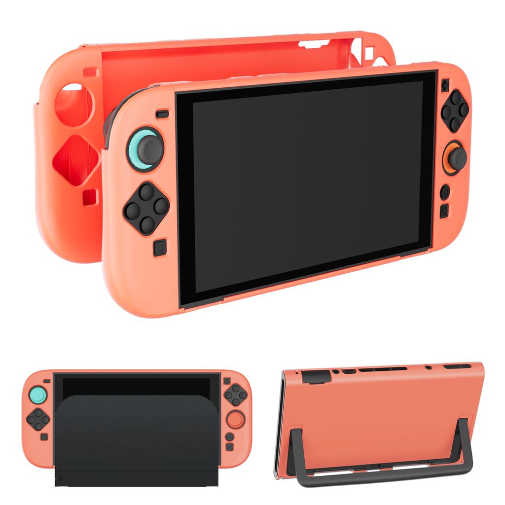 Crystal Case for Switch 2 Game Console, Split Console Handle Transparent Protective Case Scratch and Fingerprint Resistant