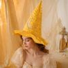 Women's Tall Pointed Witch Hat for Halloween Party Costume Accessory