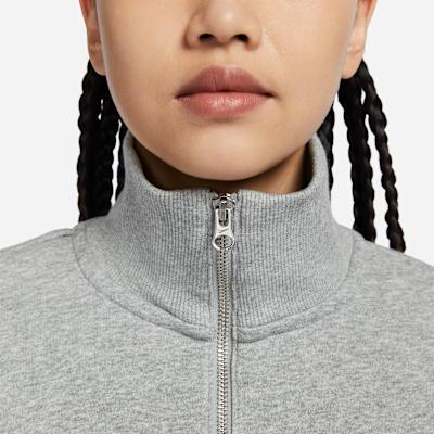 Nike Sportswear Phoenix Fleece Polo Shirt Women's Gray