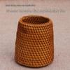 Vietnam Rattan Pen Holder Tea Set: Bamboo Tea Clip, Spoon, Needle, Pu'er Tea Accessories Storage.