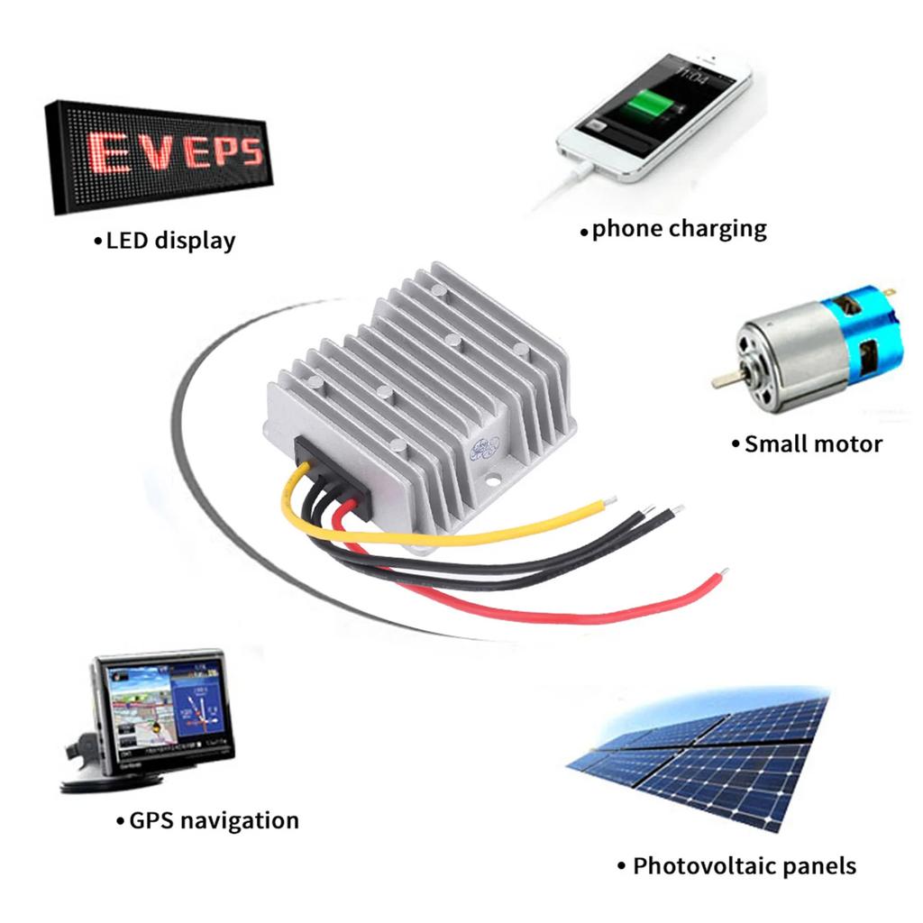 DC8V~40V to 12V 6A 72W Auto Step UP/Down Converter Boost/ Voltage Regulator Module