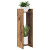 Plant Stand Reclaimed Wood 30 x 30 x 100 cm Wood Based Material
