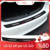 CDP1 2025 For Benz AMG Carbon Fiber Car Trunk Rear Bumper Sticker Guard Plate Protector For Mercedes Benz W212 W213 W205 W177 W247 W1