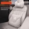 Suede Car Headrest Waist Pillow Car Accessories For Lexus RX330 IS250 Ct200h ES300h RX350 LS460 GX470 Neck Pillow Lumbar Support