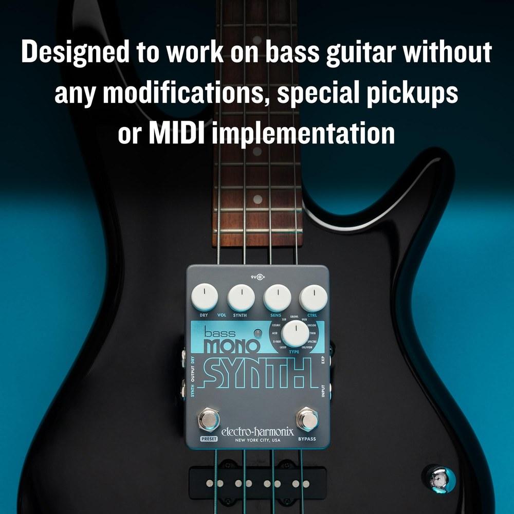 Electro-Harmonix Bass Mono Synth Guitar Effect Pedal