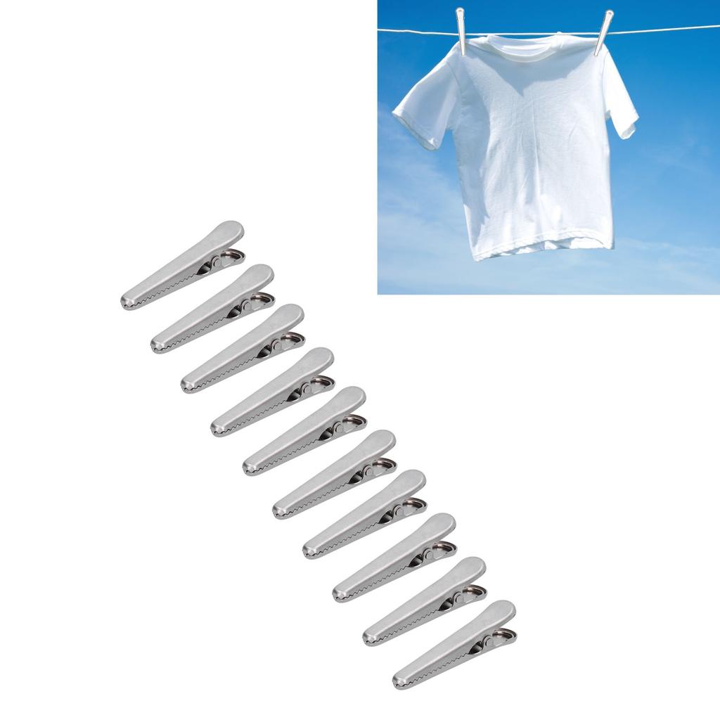 10PCS Stainless Steel Sling Clip Coffee Bag Sling Clip Food Bag Sling Clip Multifunctional Kitchen Tool