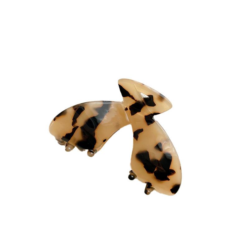 Stylish Retro Tortoiseshell Acetate Hair Clip For Women In Gemstone White Perfect For Summer Fashion
