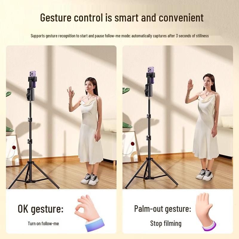 360° Auto-Rotating Selfie Stick & Gimbal with Face Tracking