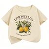 Kids Lemon Design Funny T Shirts Kids Children's T-shirt Boys Girls Summer Spring Casual Top Tee Shirt