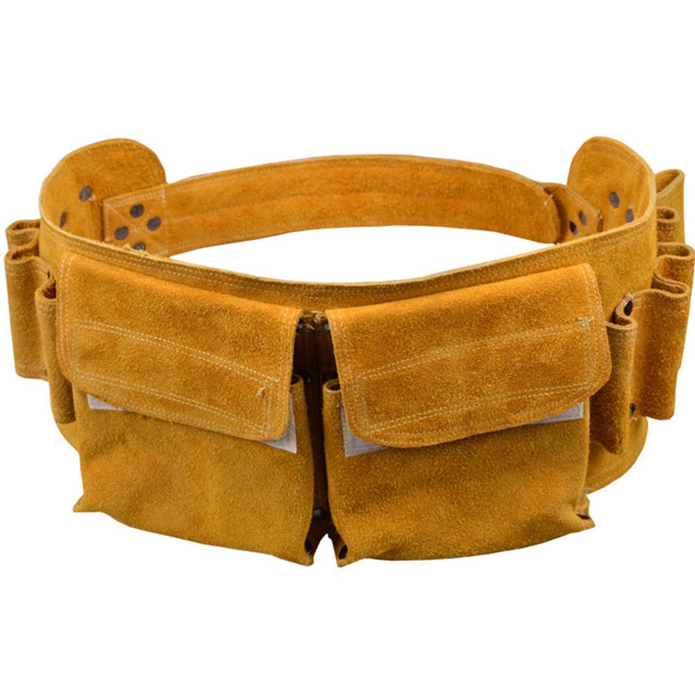 Exquisite Leather Repair Toolkit Garden Tool Bag Tool Holder Waist Bag for High Altitude Construction