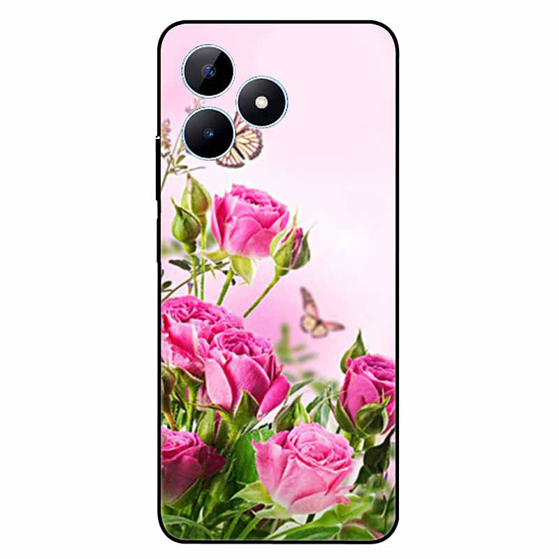 Funda For Realme Note 50 Case Silicone Soft Shockproof Cartoon TPU Phone Shell For Realme Note50 Cover Painted Cute Coque Note50