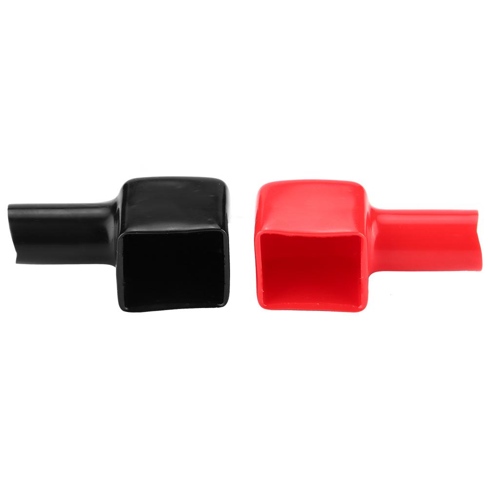 2pcs Car Battery Terminal   Covers Positive and Negative - Premium Quality PVC, Sy Installation -   Fit,   from Dust, Insulates