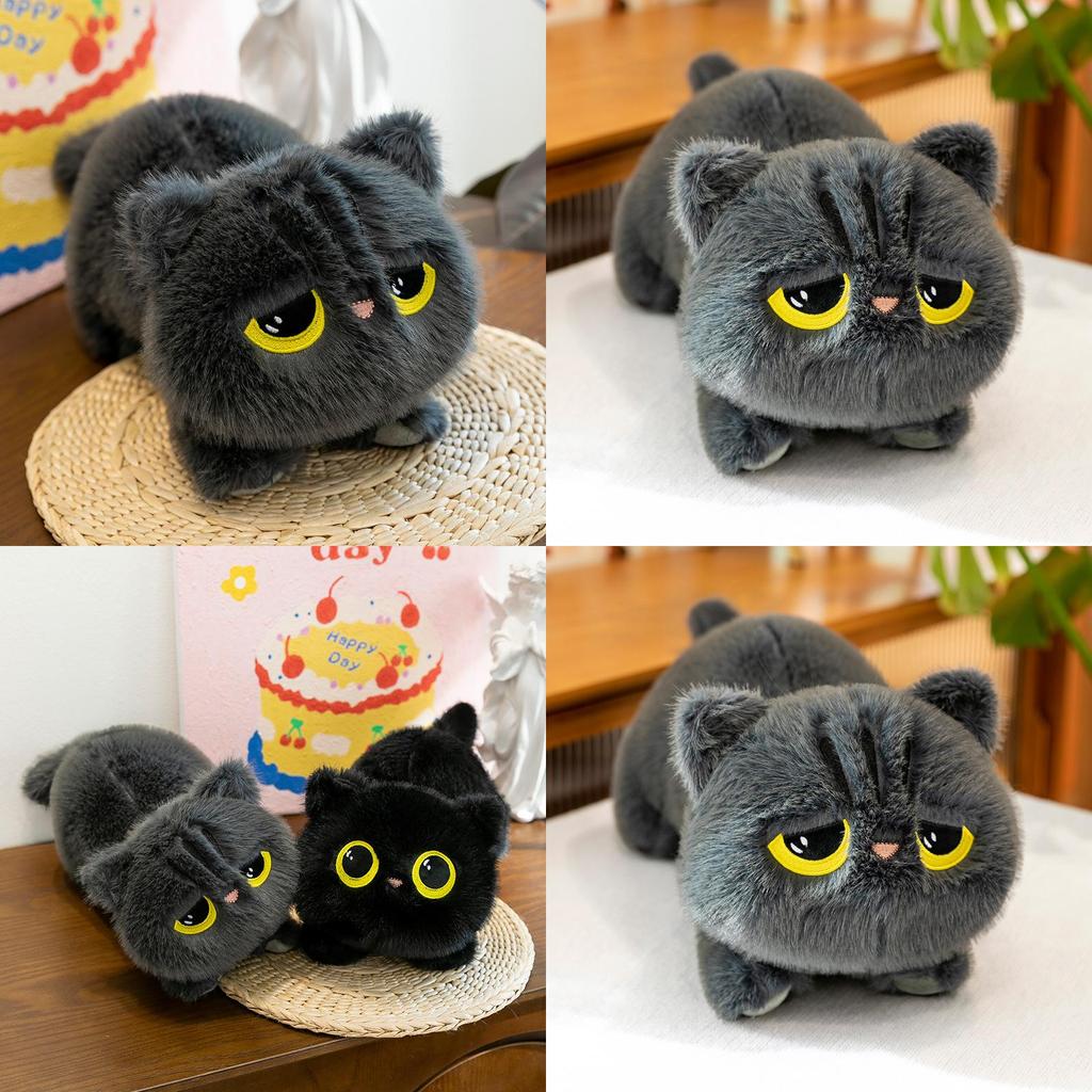 Plush Cat Toy With Pp Cotton Filling For Kids Bedroom Decor