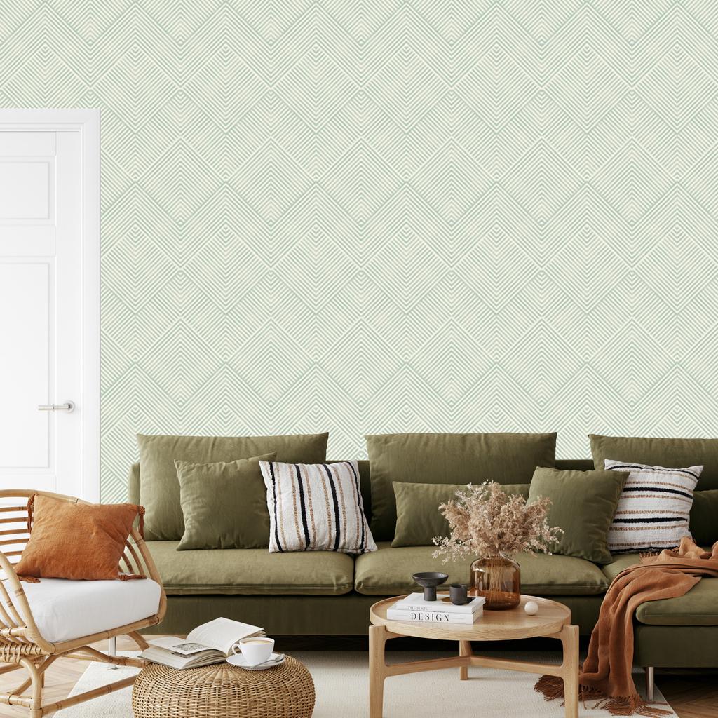 Geometric and vintage wallpaper for living room and bedroom 50x1000
