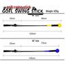 Golf Swing Trainer Stick - Big Head Silicone Warm-up Aid