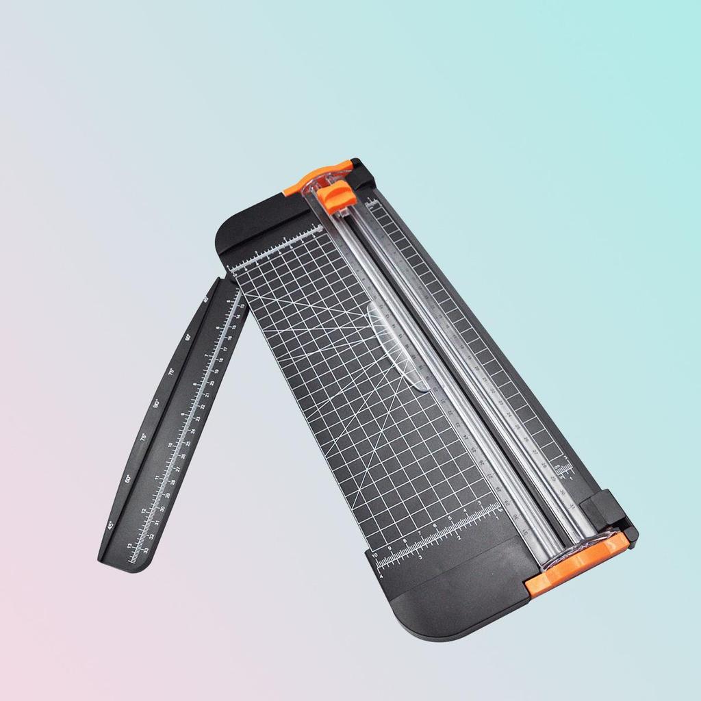 A4 Manual Paper Cutter - Safe for Hands, Office Use, Plastic Trimmer