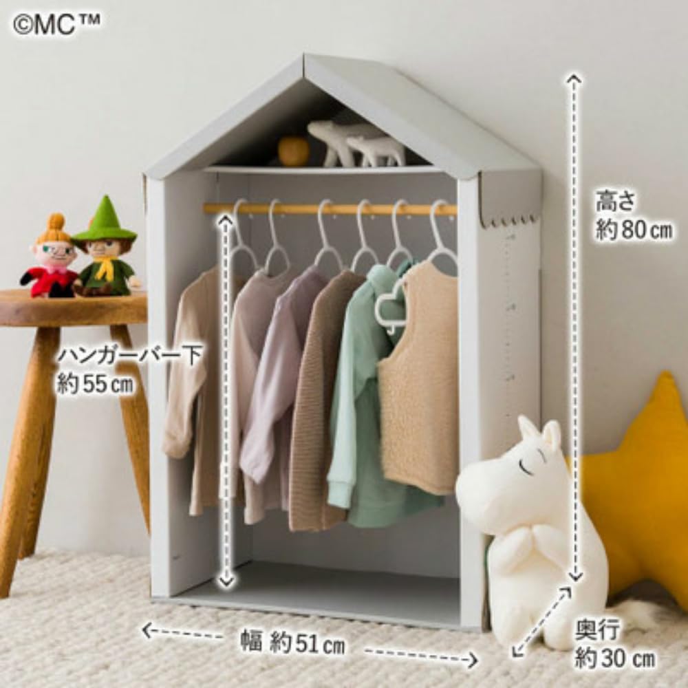 Moomin Baby [Craft] Baby Clothes Hanger Rack (with Height Chart)